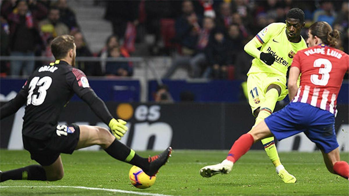 El gol de Dembelé no sirvió para que el Barça conservara el líderato