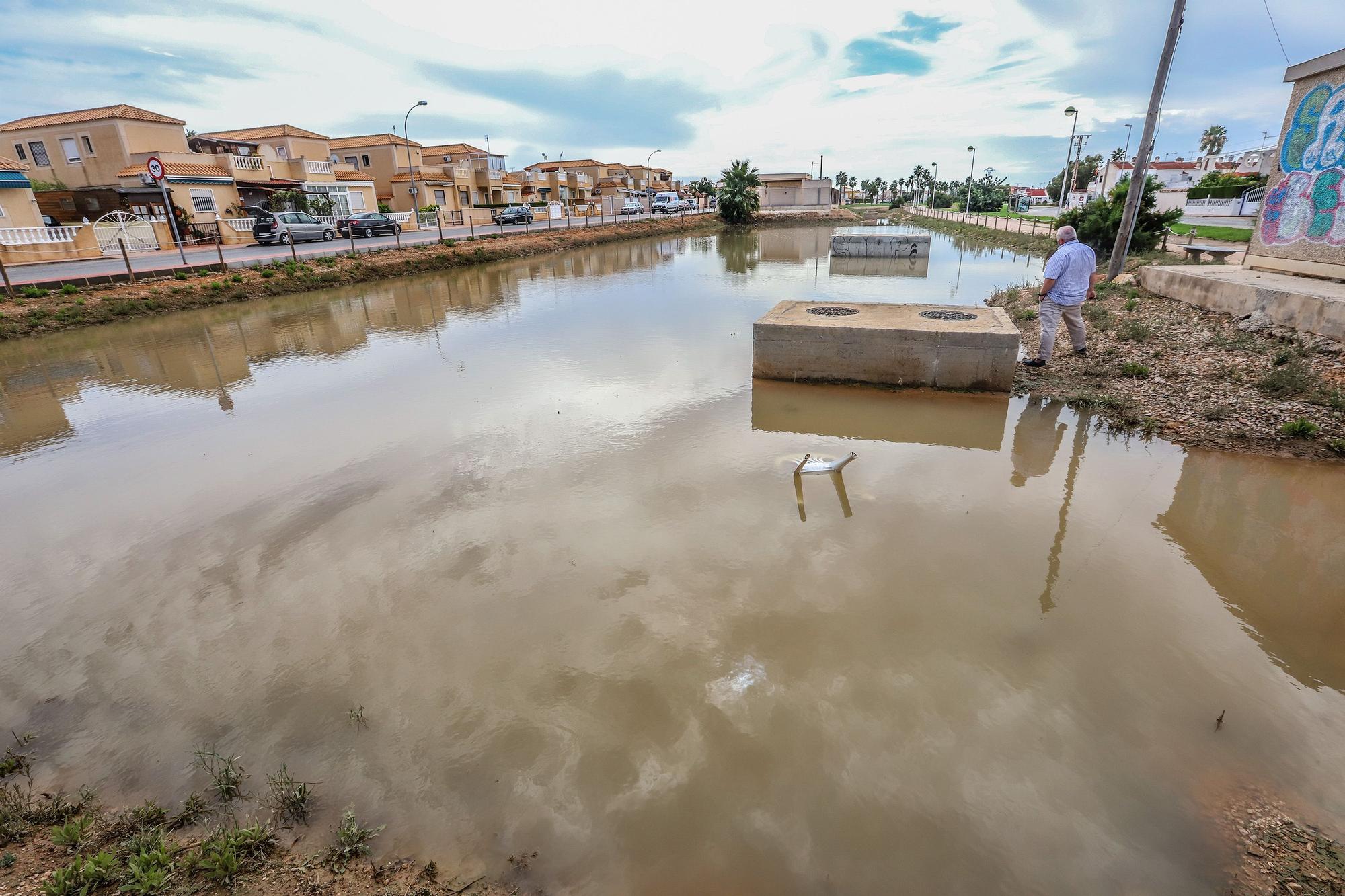 Día derspués de la tromba de agua en Torrevieja