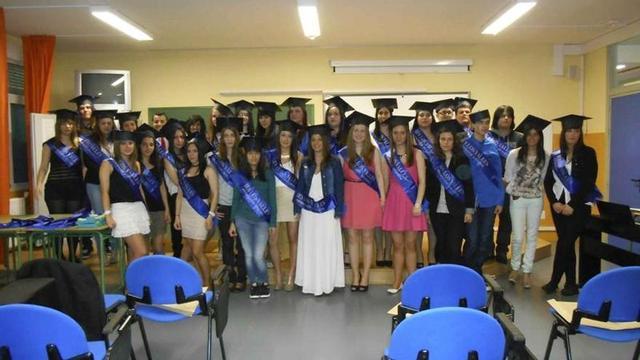 Graduación en el instituto Los Valles