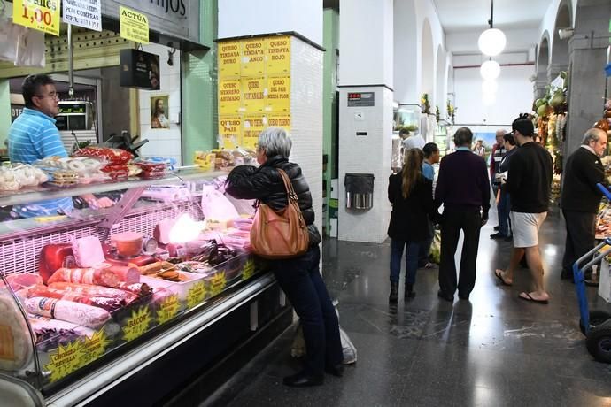 08/03/2019 LAS PALMAS DE GRAN CANARIA.Huelga de consumo en el Mercado municipal de Vegueta.   Fotografa: YAIZA SOCORRO.