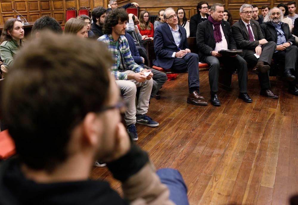 Acto de los candidatos a Rector de la Universidad de Oviedo