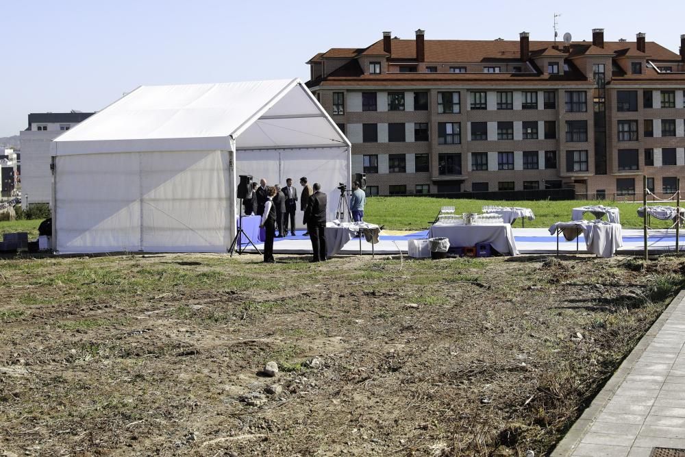 Primera piedra de la nueva sede de la Federación