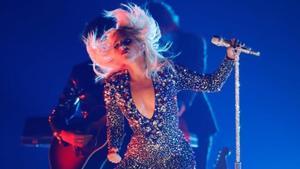 Lady Gaga, durante su actuación en la entrega de los premios Grammy, el pasado mes de febrero.