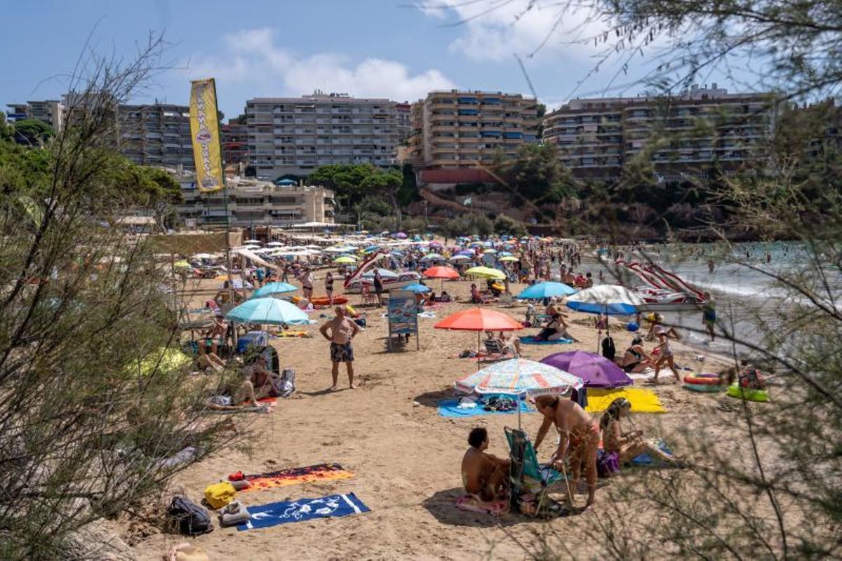 La platja dels Capellans de Salou