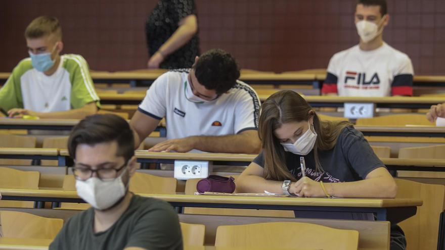 Estudiantes de la UMH en un aula del campus ilicitano.