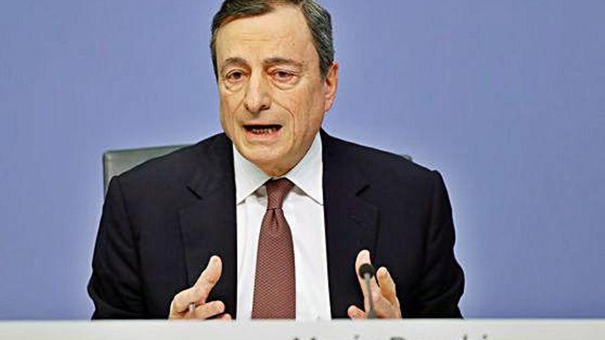 Mario Draghi, en una roda de premsa aquesta setmana.