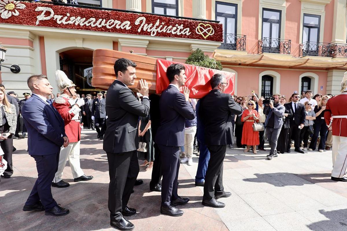 Las imágenes del entierro de José Ballesta en Murcia