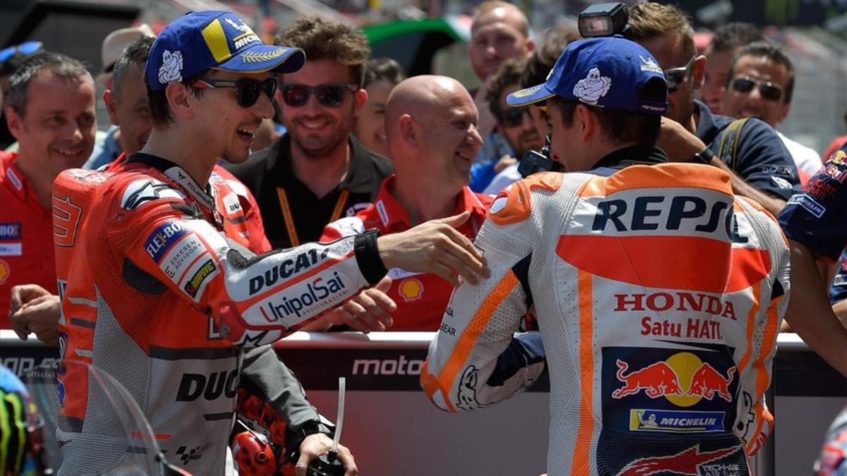 La relación cordial entre Jorge y Marc saldrá tocada de MotorLand