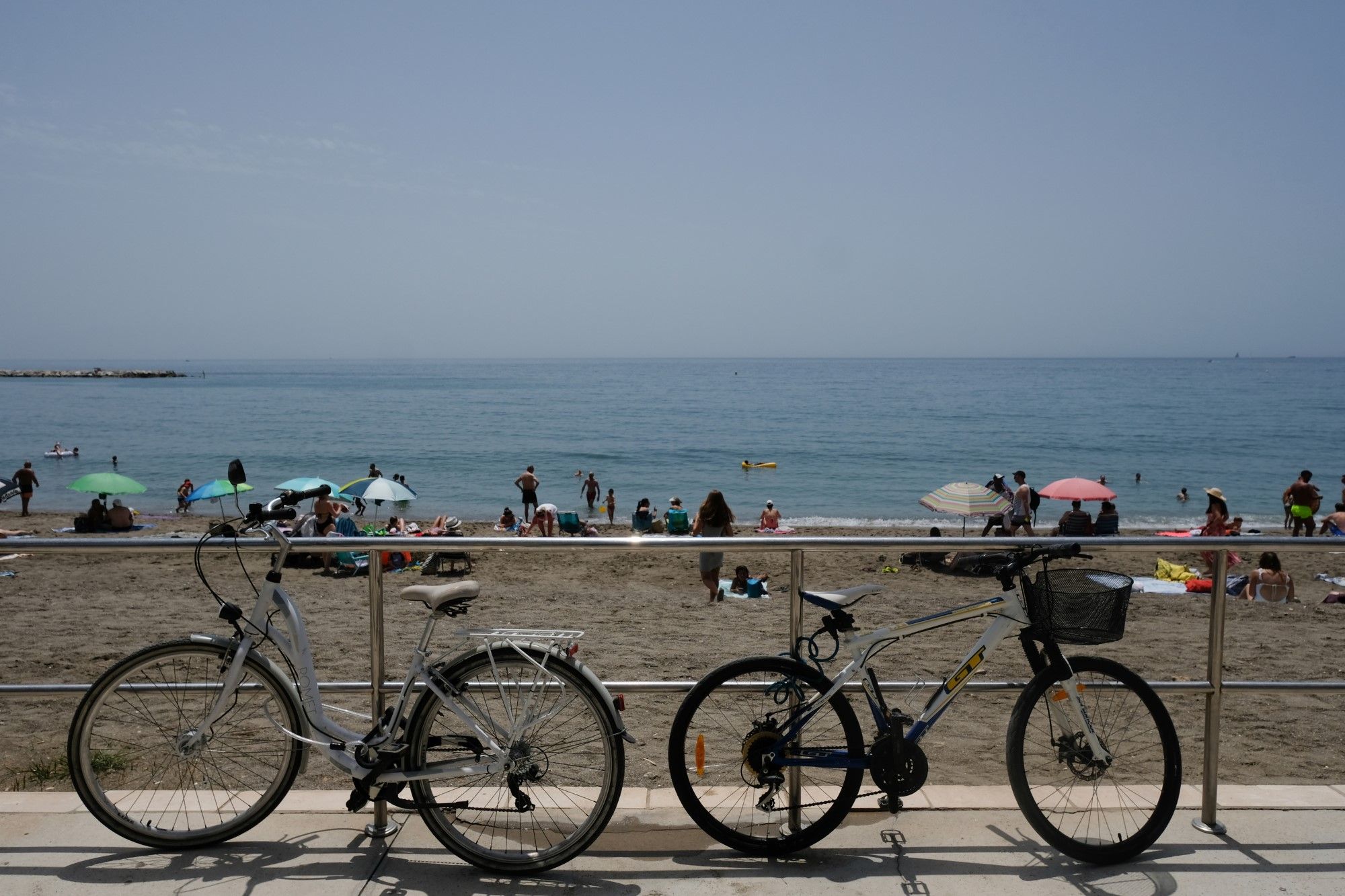 Las playas de Málaga, llenas en el primer domingo de julio