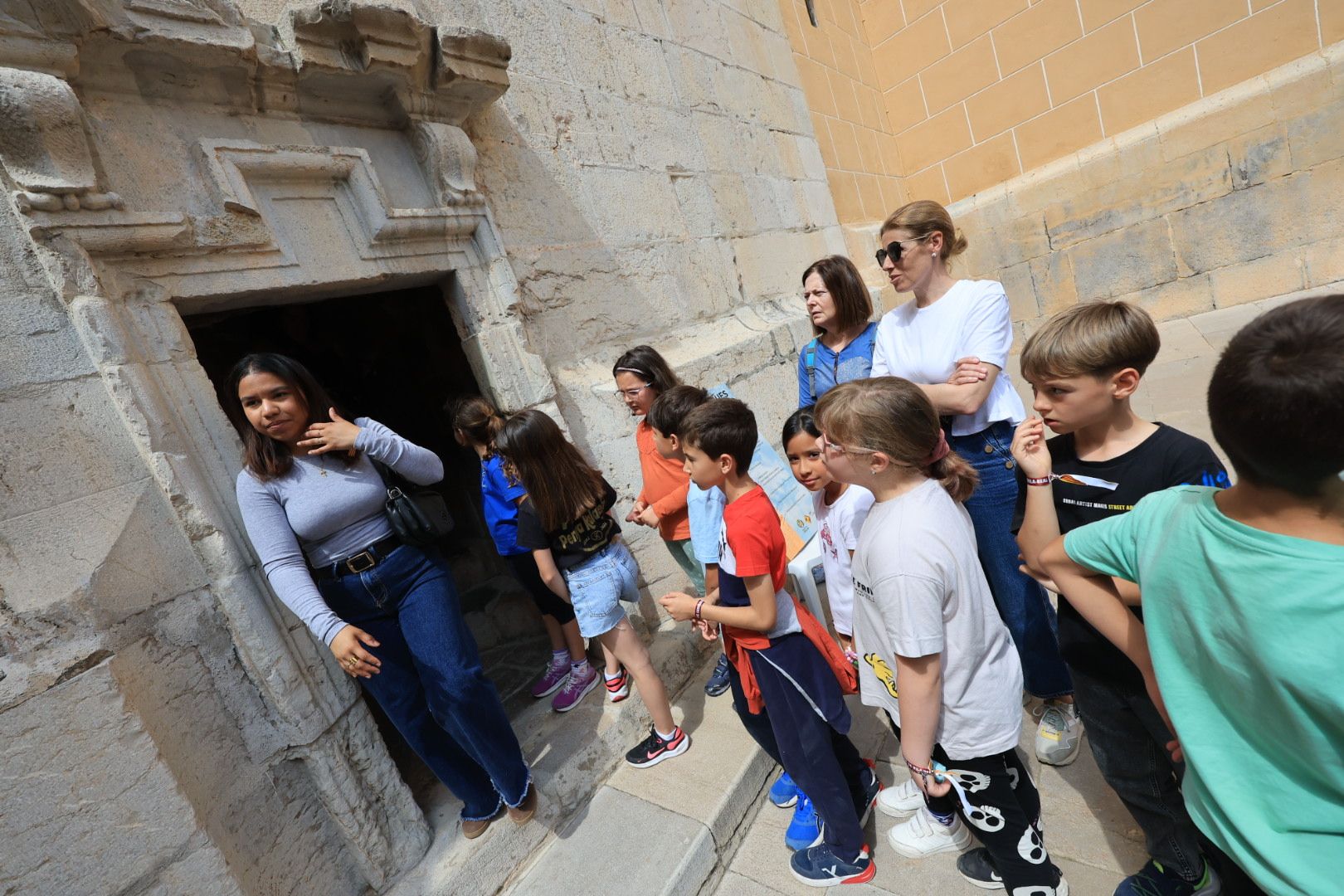 FOTOGALERIA I Les imatges de l'exitosa pujada al campanar de l'arxiprestal de Vila-real