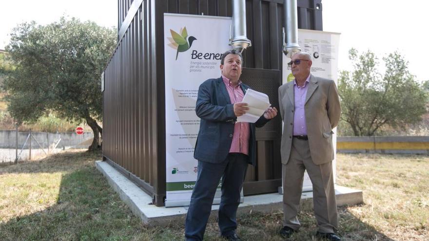Inauguració de la xarxa de calor en biomassa a Pont de Molins