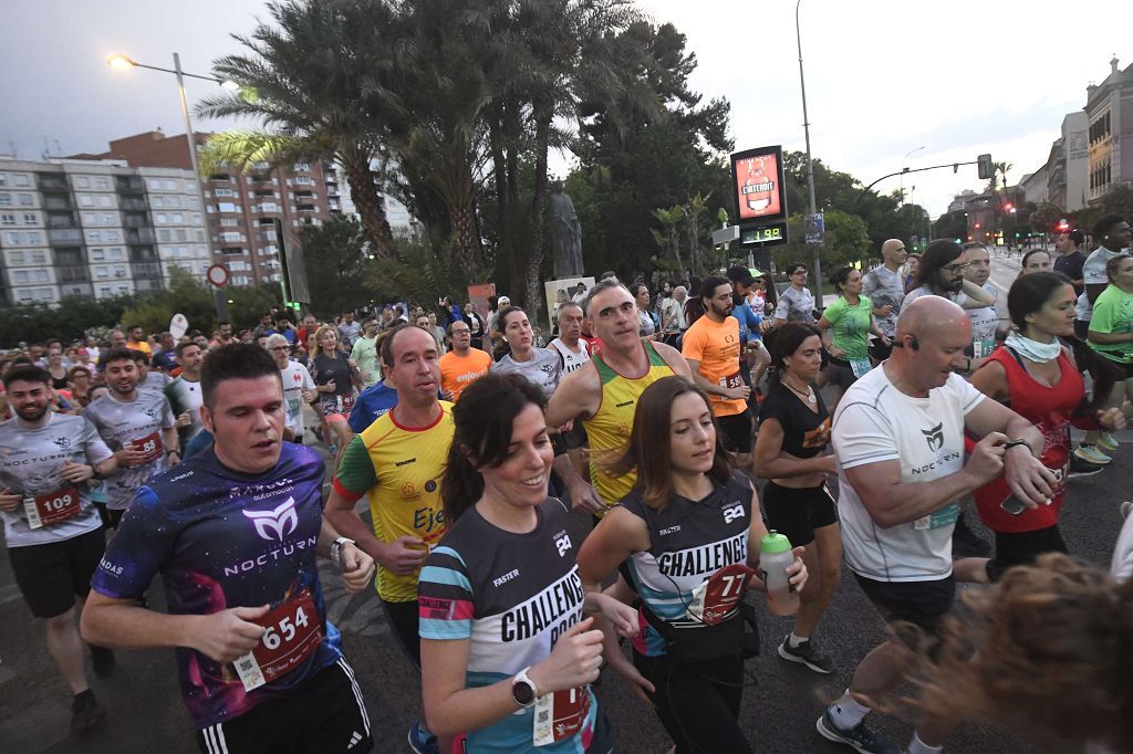 Carrera nocturna de Murcia, en imágenes