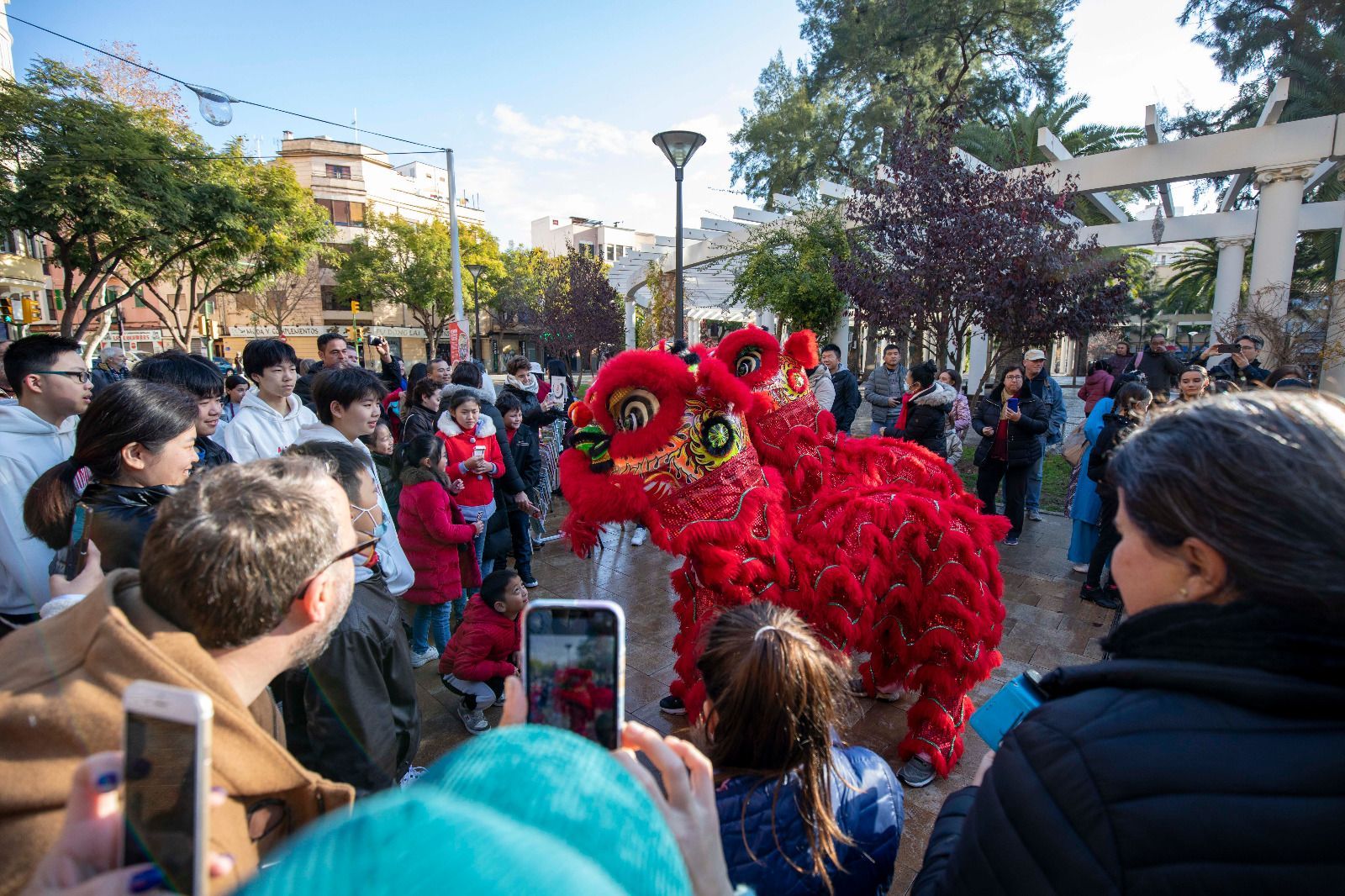 Tanzende Drachen: So bunt feiert Palma de Mallorca das chinesische Neujahrsfest