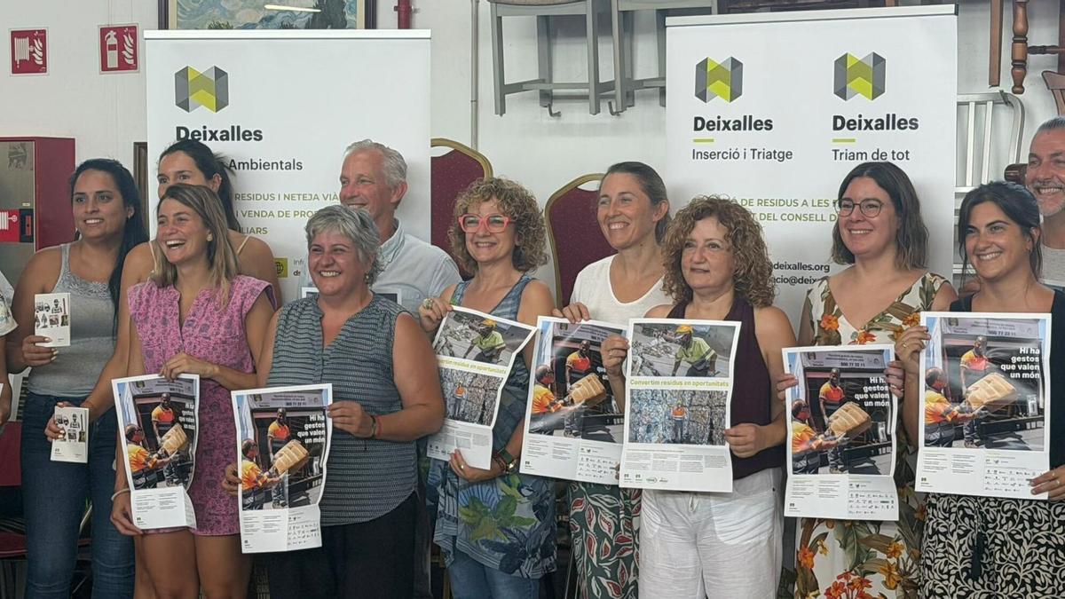 Gerentes de las distintas empresas de inserción vinculadas a la Fundación Deixalles en la presentación de sus memorias correspondientes al ejercicio de 2025. SOCIEDAD ESPAÑA EUROPA ISLAS BALEARES