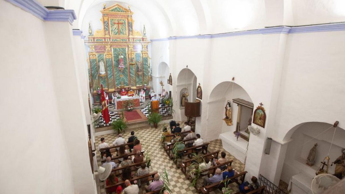 La iglesia en el día grande del año pasado. | V.M.