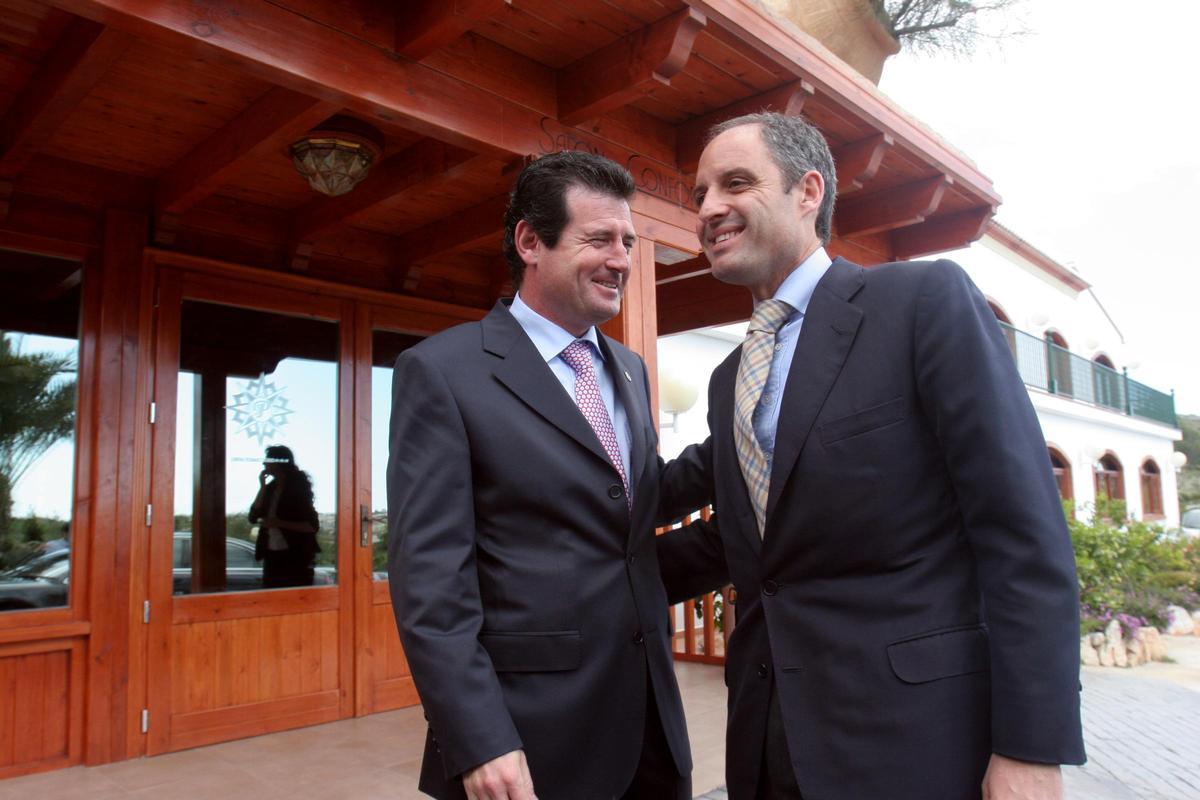 Camps y Ciscar, en una comida en Teulada en 2007.