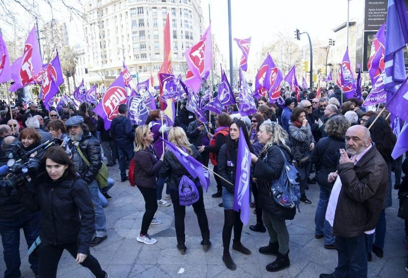 Concentraciones por el 8-M en Zaragoza