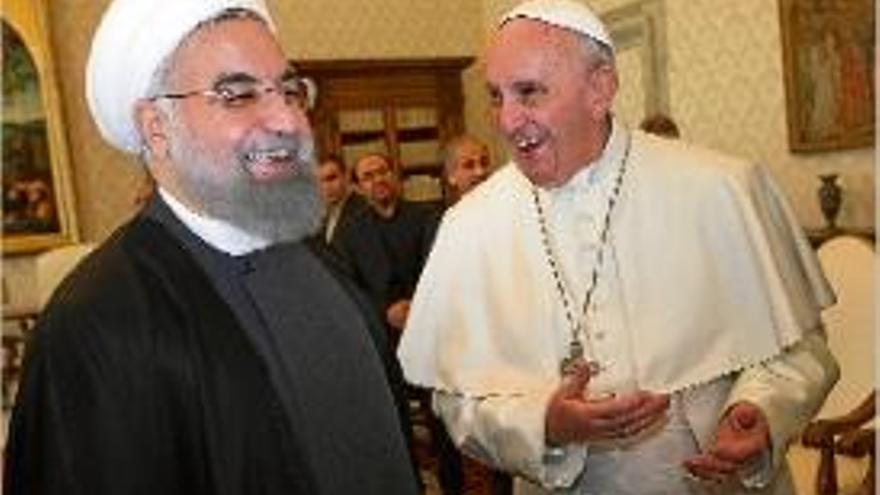 El?Papa rep el president iranià al?Vaticà