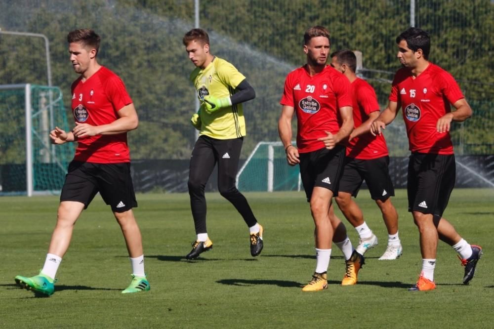 Jonny se incorpora a los entrenamientos del Celta