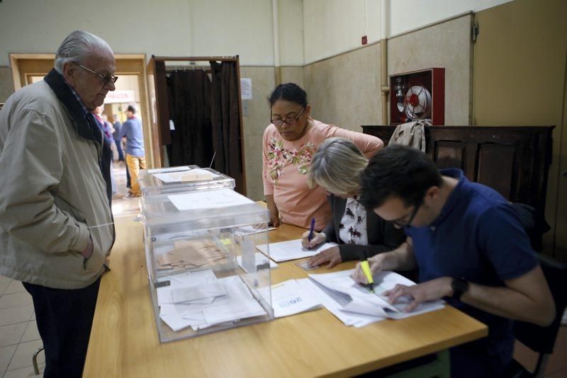 Jornada electoral en Aragón