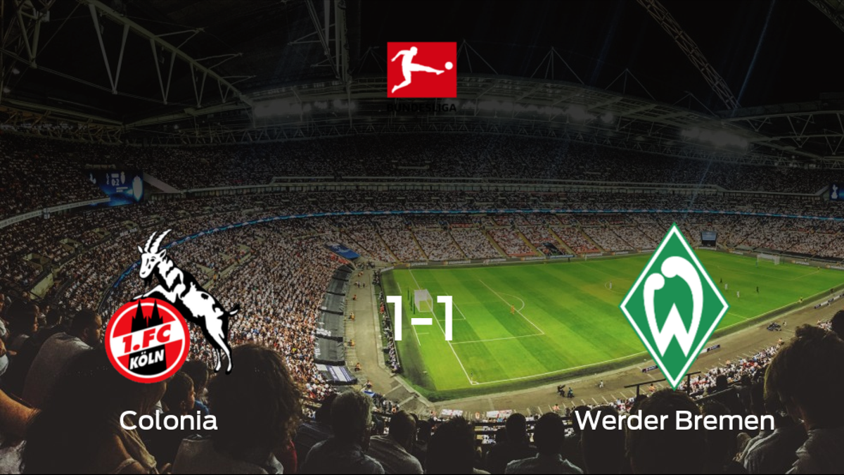 El Colonia y el Werder Bremen finalizan su encuentro liguero con un empate (1-1)