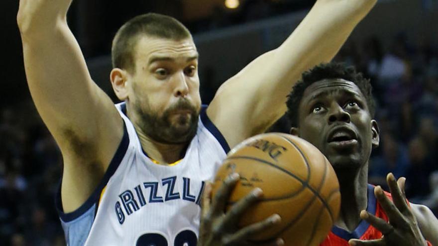 Marc Gasol, en una acción del partido.