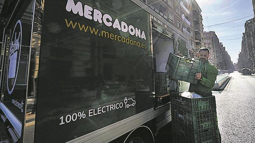 Camión eléctrico para los repartos de mercadona