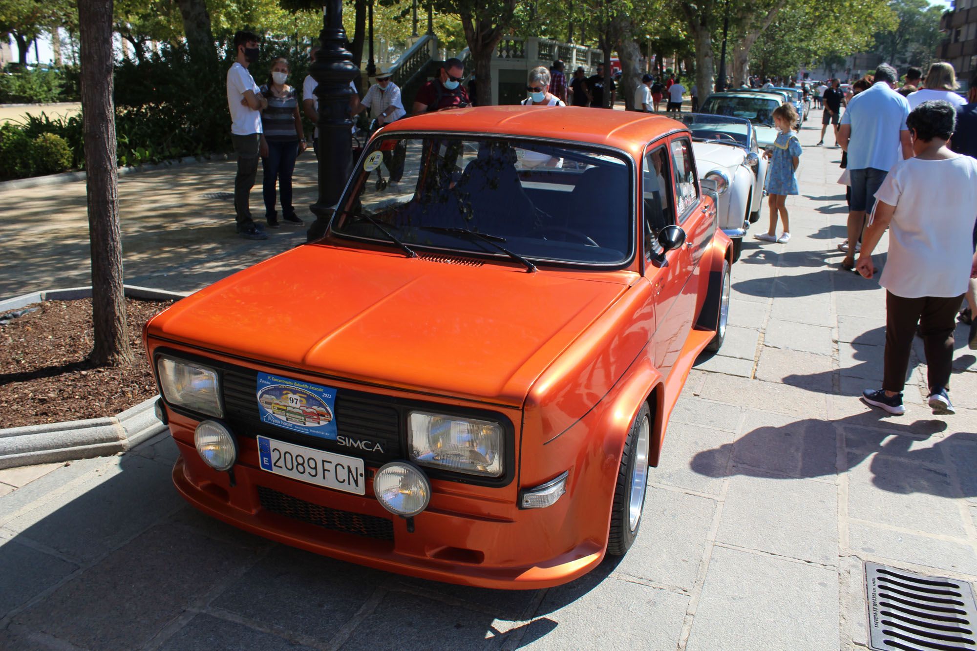 Concentración de coches clásicos en Antequera