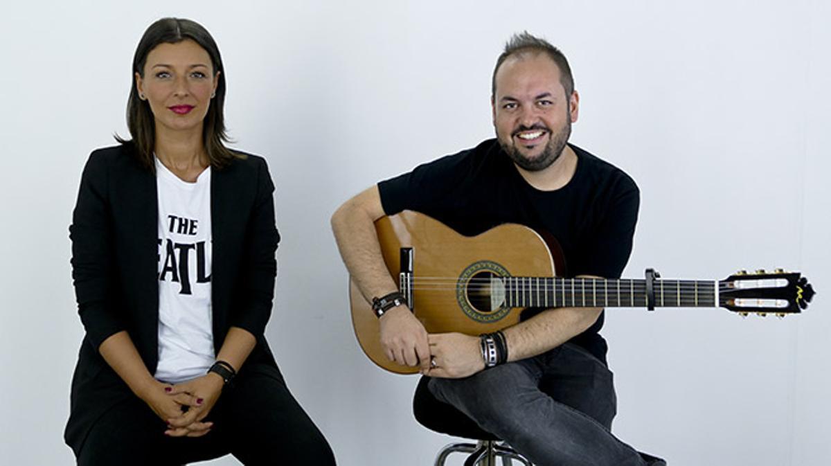 Mara Barros interpreta ’Inocentes’, una cançó del Kanka, amb Borja Montenegro.