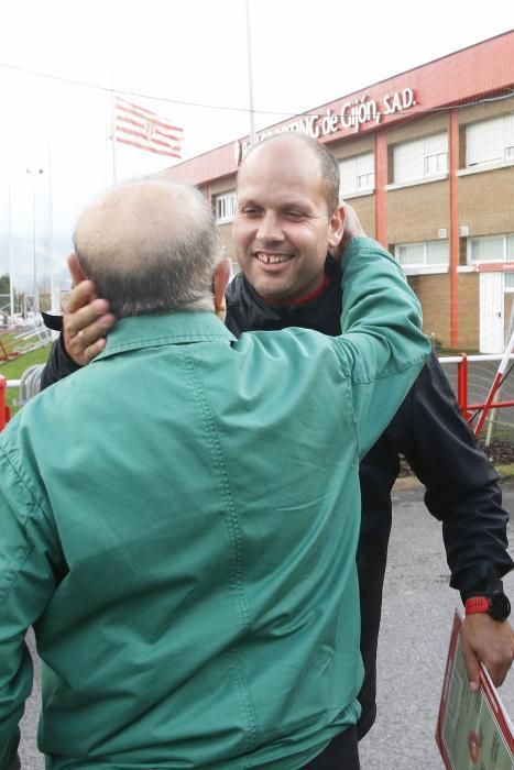 Primer entrenamiento de José Alberto como entrenador del Sporting