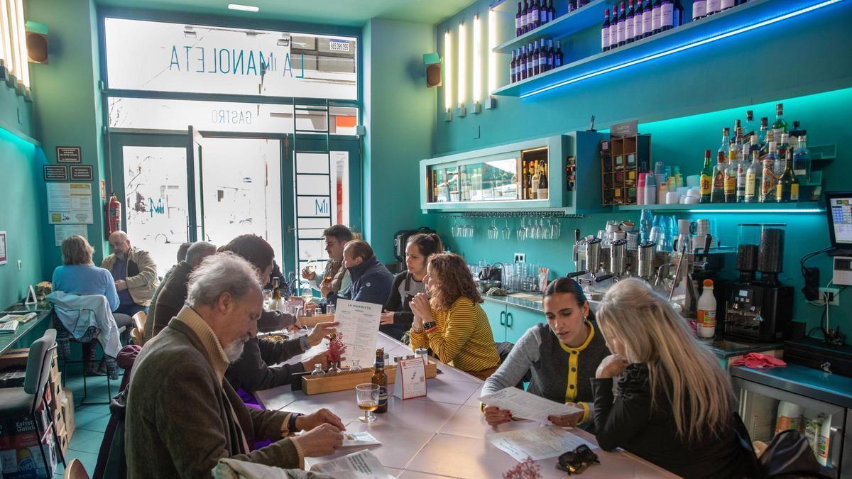 Ambiente en uno de los locales participantes.