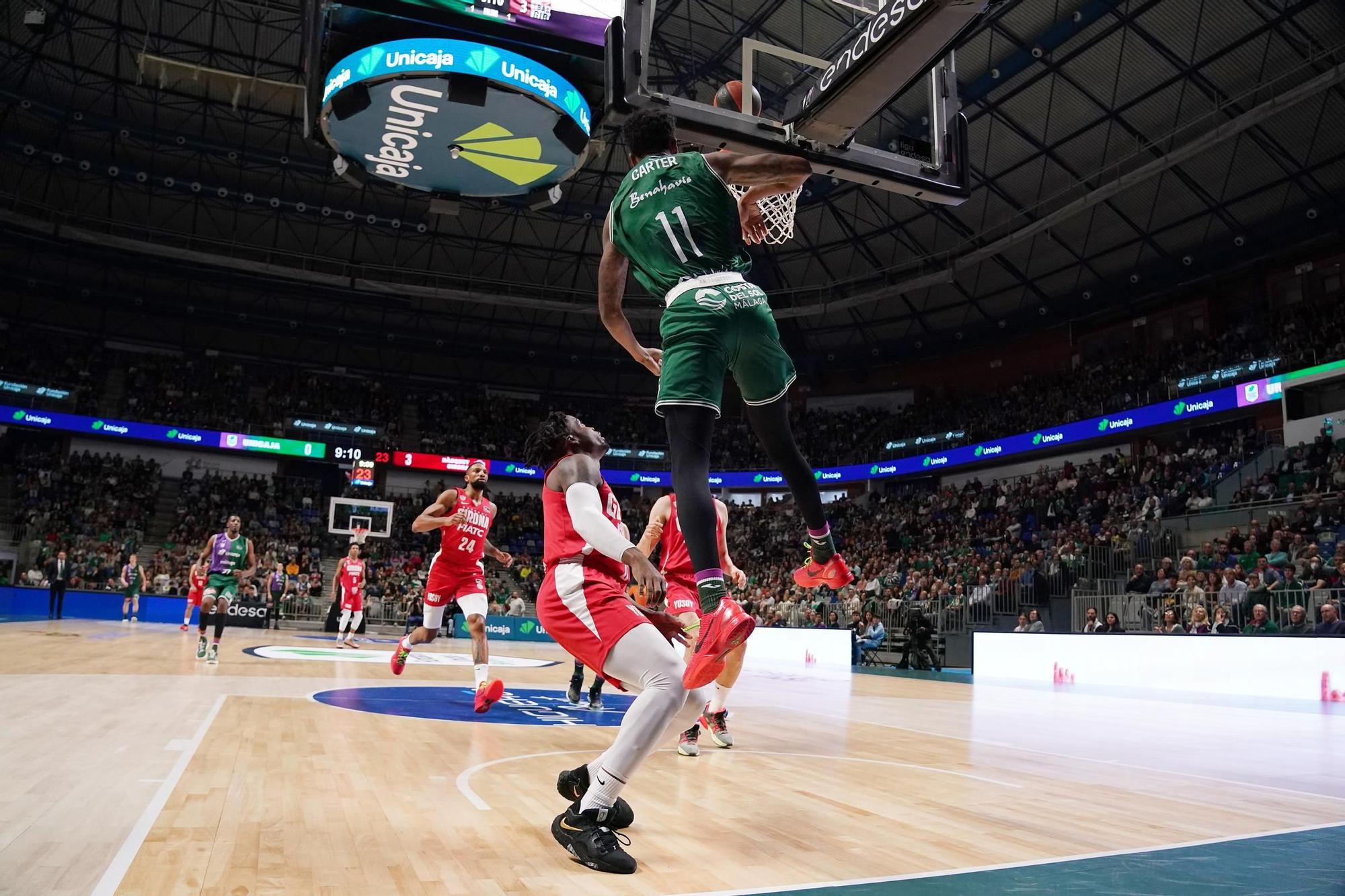 El Unicaja - Basquet Girona de la Liga Endesa, en fotos