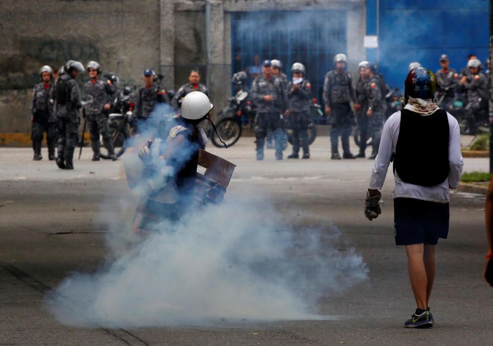 Jornada de protestas en Caracas