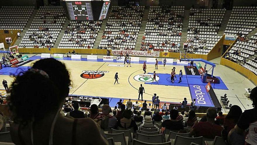 El pavelló de Fontajau ja ha acollit públic en els dos primers partits de l&#039;Uni.