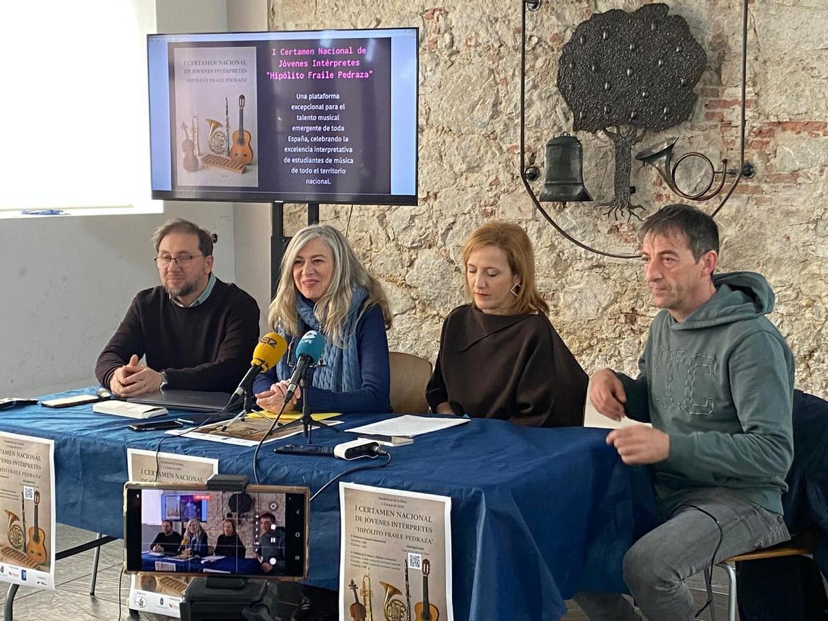 Acto de presentación del certamen de jóvenes intérpretes, que se incluye en la programación cultural.