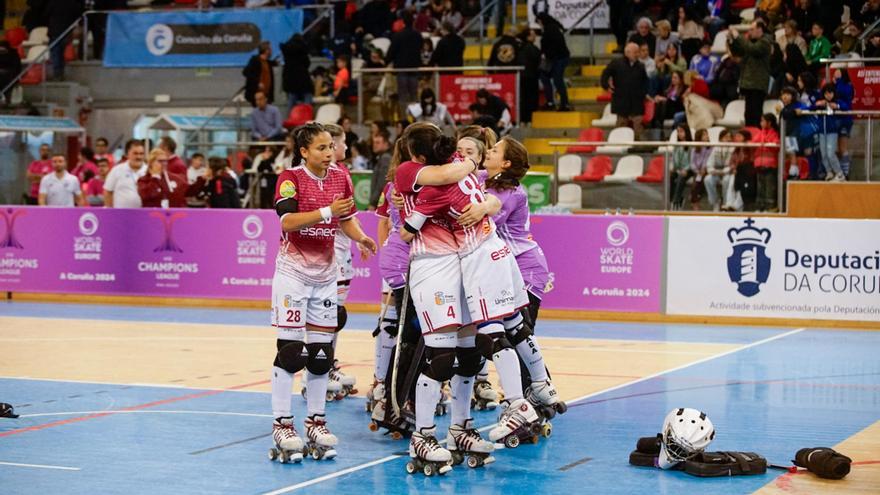 La coruñesa María Sanjurjo hace campeón de Europa al Fraga aragonés en A Coruña