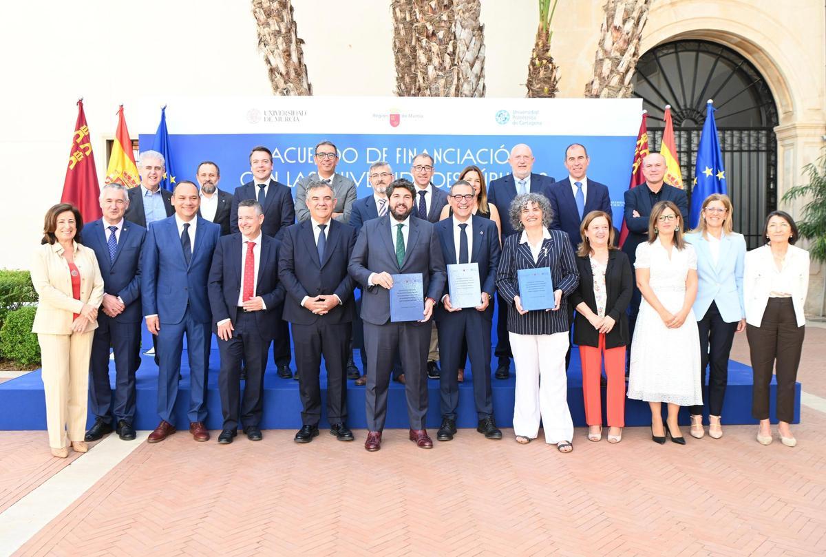 Nuevo acuerdo de financiación plurianual para las universidades públicas de la Región de Murcia 2025-2029.