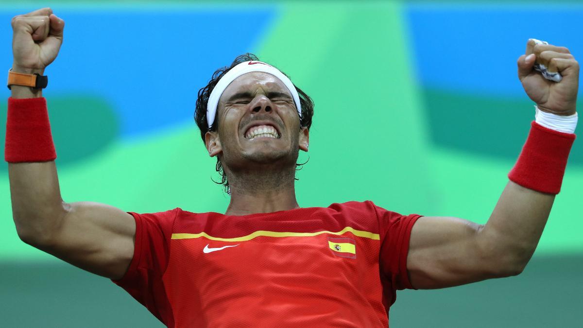 Rafa Nadal durante los Juegos Olímpicos de Río 2016