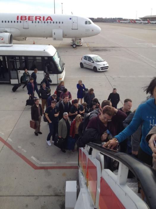 Jugadores y afición viajan a A Coruña