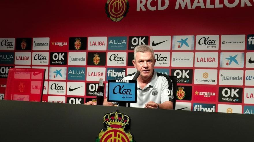 Aguirre rebaja la euforia: &quot;El objetivo del Real Mallorca es seguir en Primera División un año más&quot;