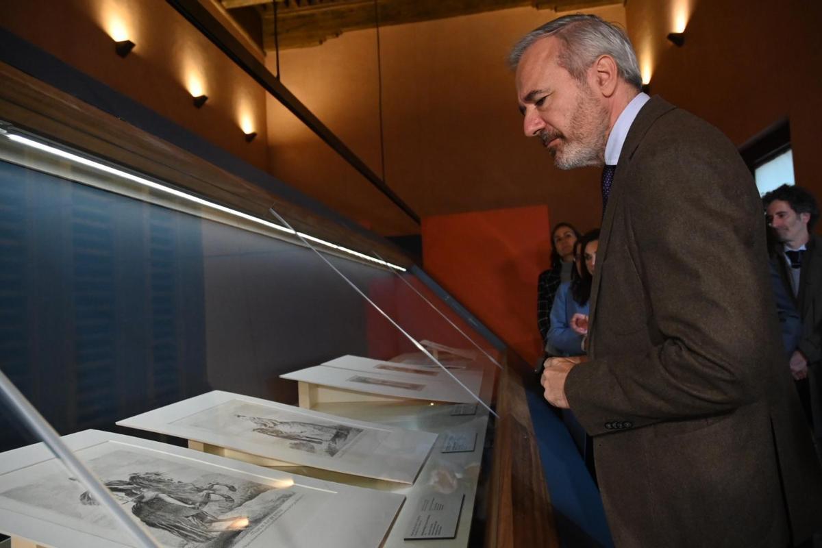 En imágenes | Las obras de Goya ya brillan en La Aljafería En imágenes | Las obras de Goya ya brillan en La Aljafería