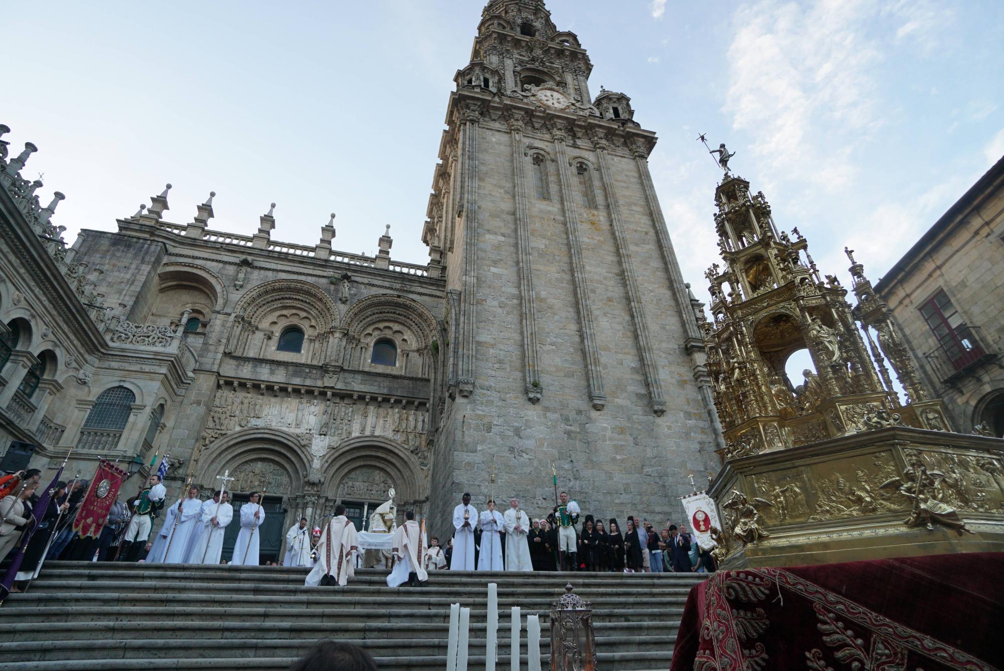 Así fue la procesión del Corpus Christi en Santiago de Compostela