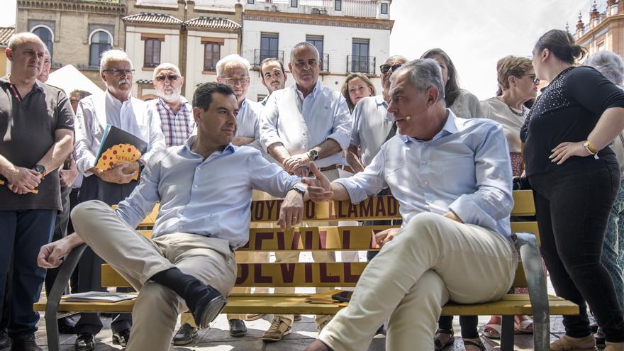 Moreno cita en San Telmo al alcalde de Sevilla dos días después de la polémica por Vox