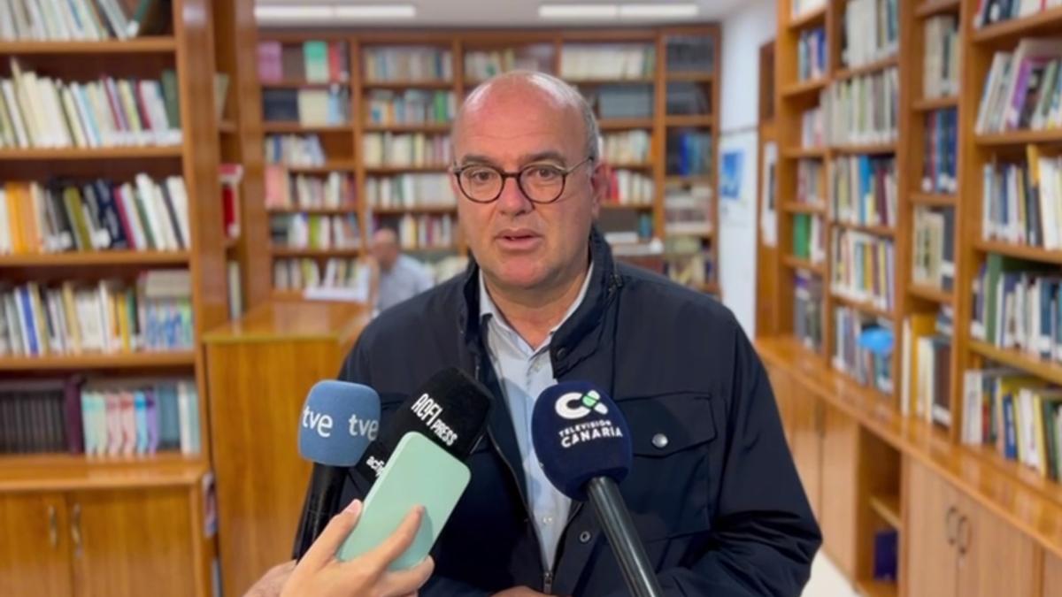 Votación de Anselmo Pestana, delegado del Gobierno en Canarias, en estas Elecciones Europeas