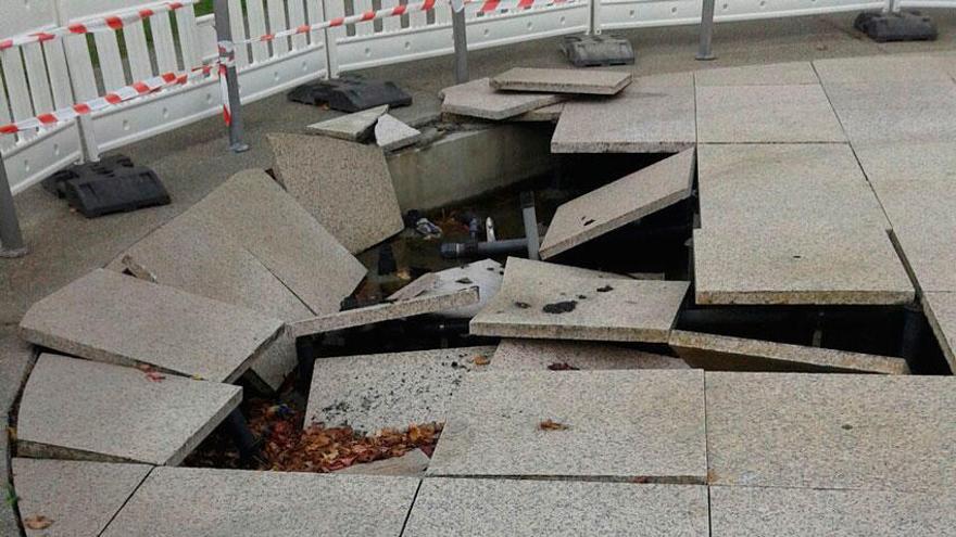 Reclaman la reparación de la fuente del parque de Vioño