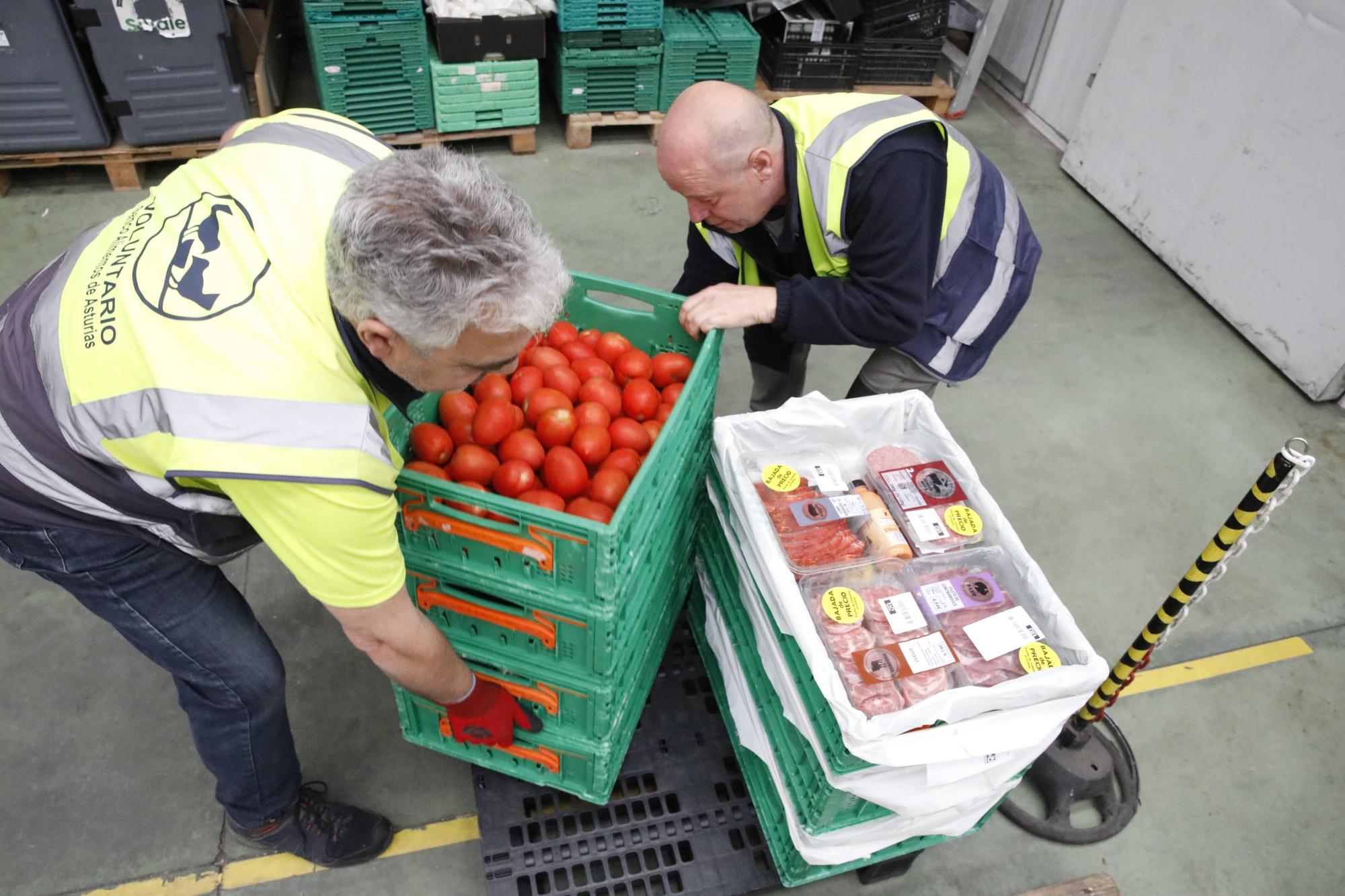 El Banco de Alimentos de Asturias, en números rojos