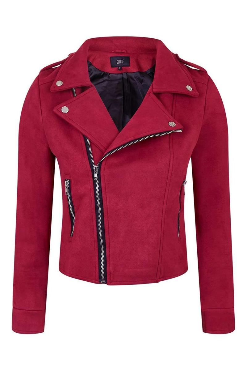 Biker de colores, rosa fucsia de Topshop.