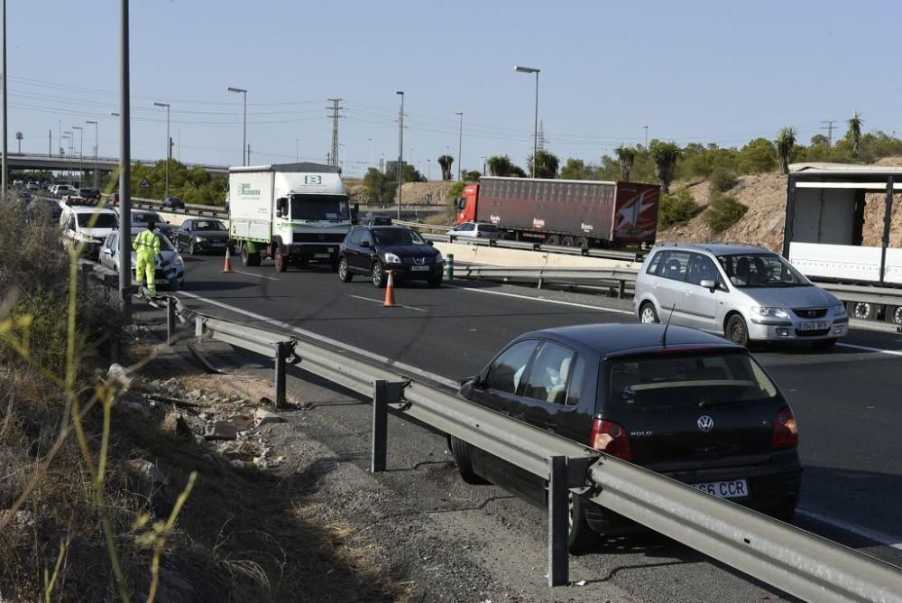 Cuatro heridos en un accidente en la A7