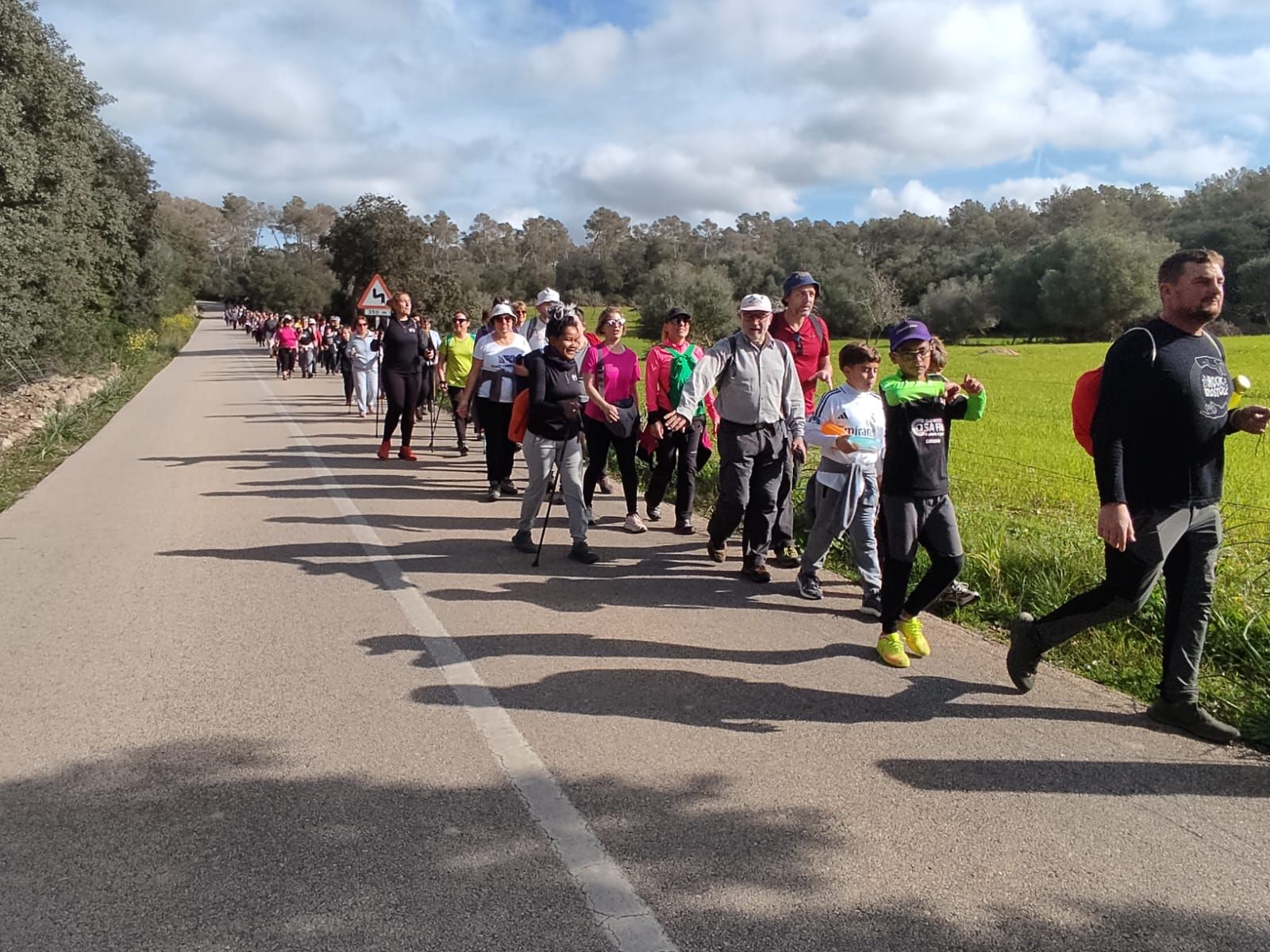 Marcha reivindicativa a la finca de Son Venrell