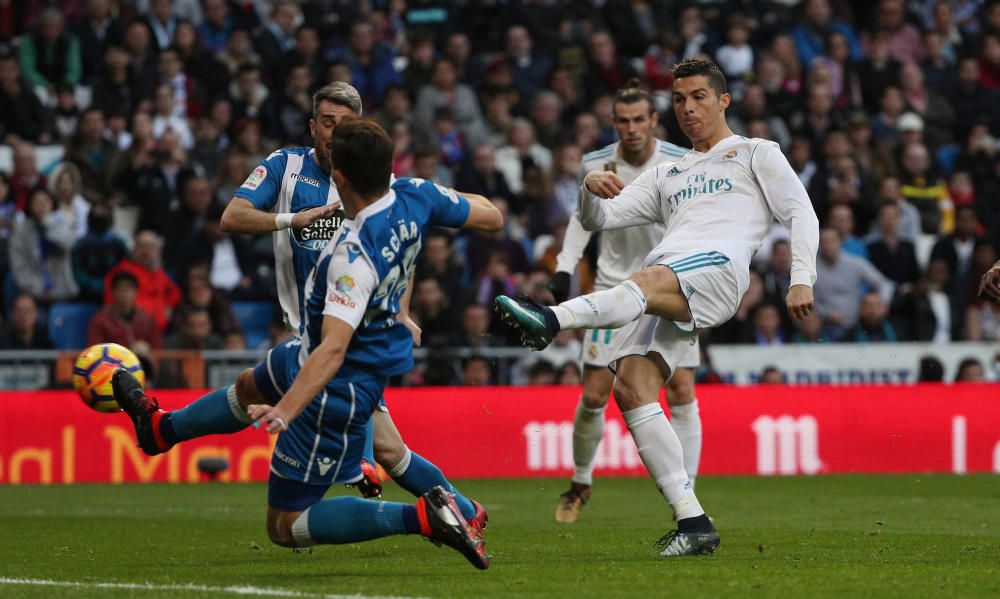 El Dépor sale goleado del Bernabéu